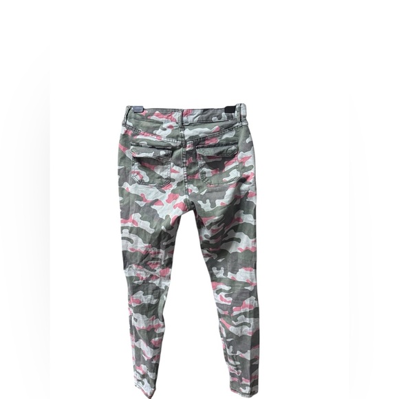 William Rast olive/pink camo Jane skinny 26 - Picture 2 of 6